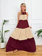 Miami Maxi Dress Wine 59100  - thumbnail 1