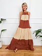 Miami Maxi Dress Beige 59100    - thumbnail 1