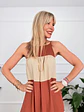 Miami Maxi Dress Beige 59100    - thumbnail 4