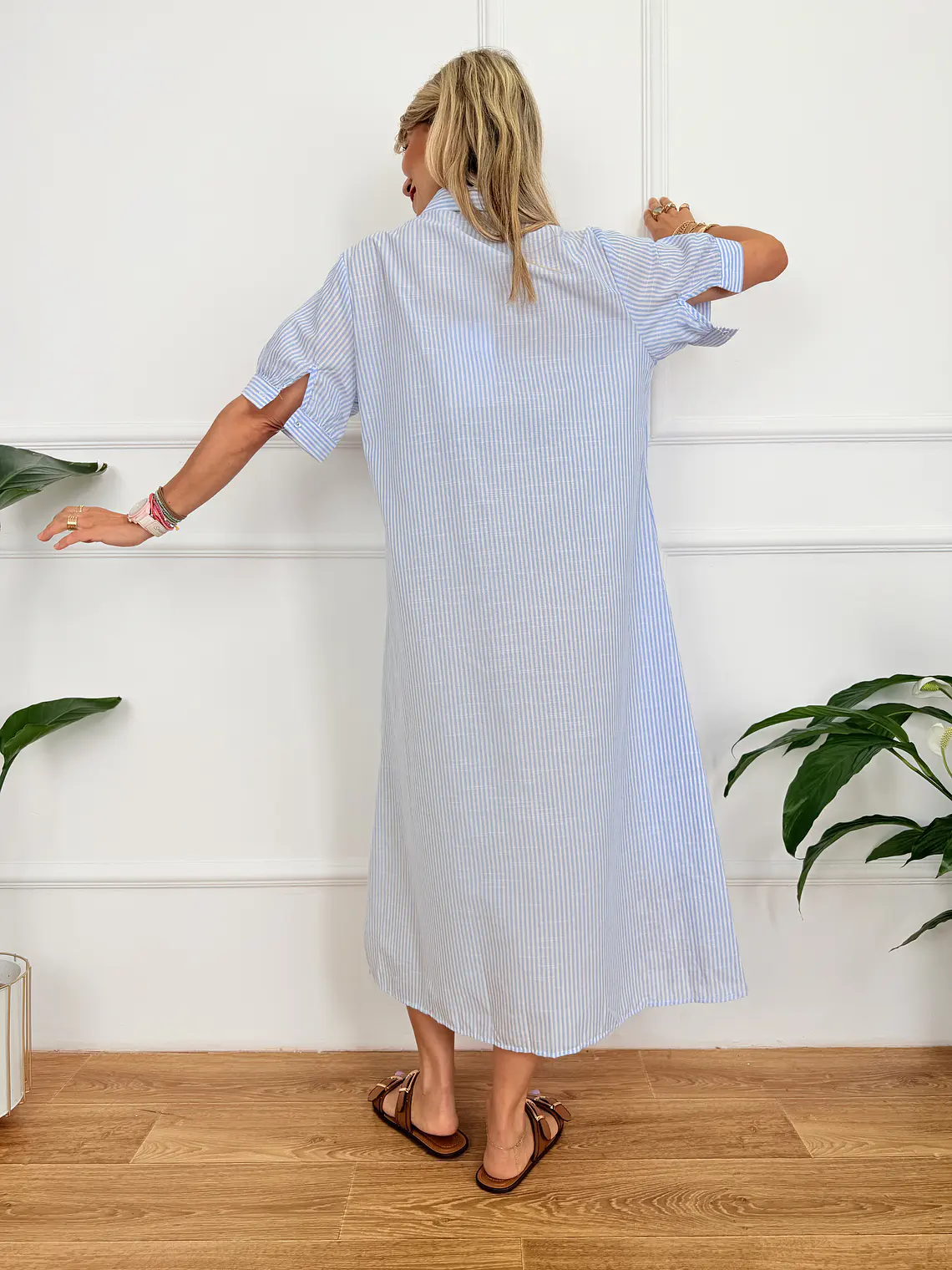 Valentina Dress Stripped S2630A 3