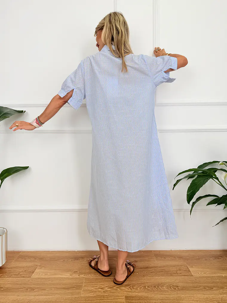 Valentina Dress Stripped S2630A 3