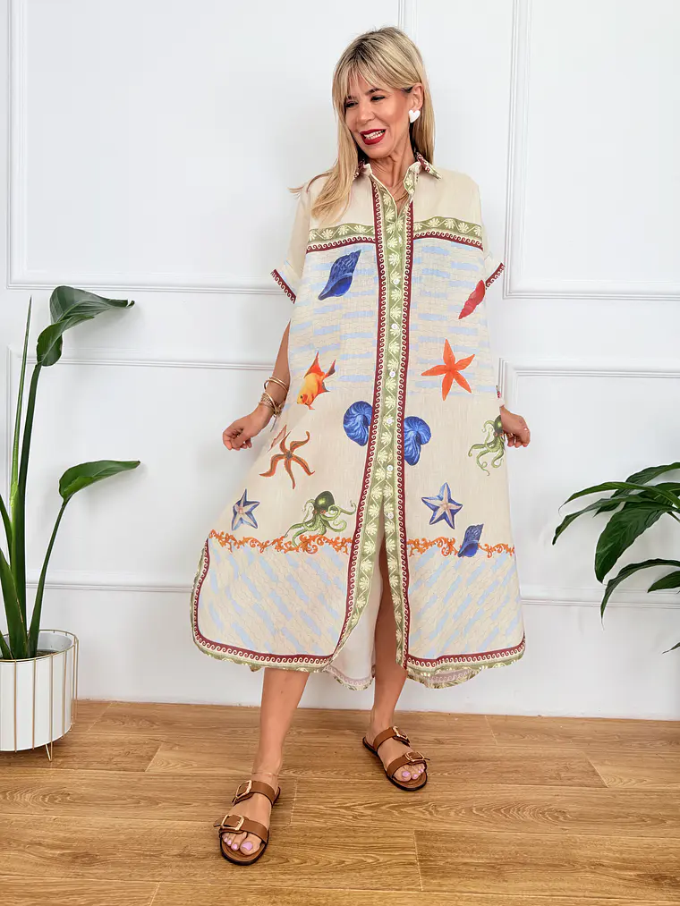 Rodi Kaftan Beige J299# 1