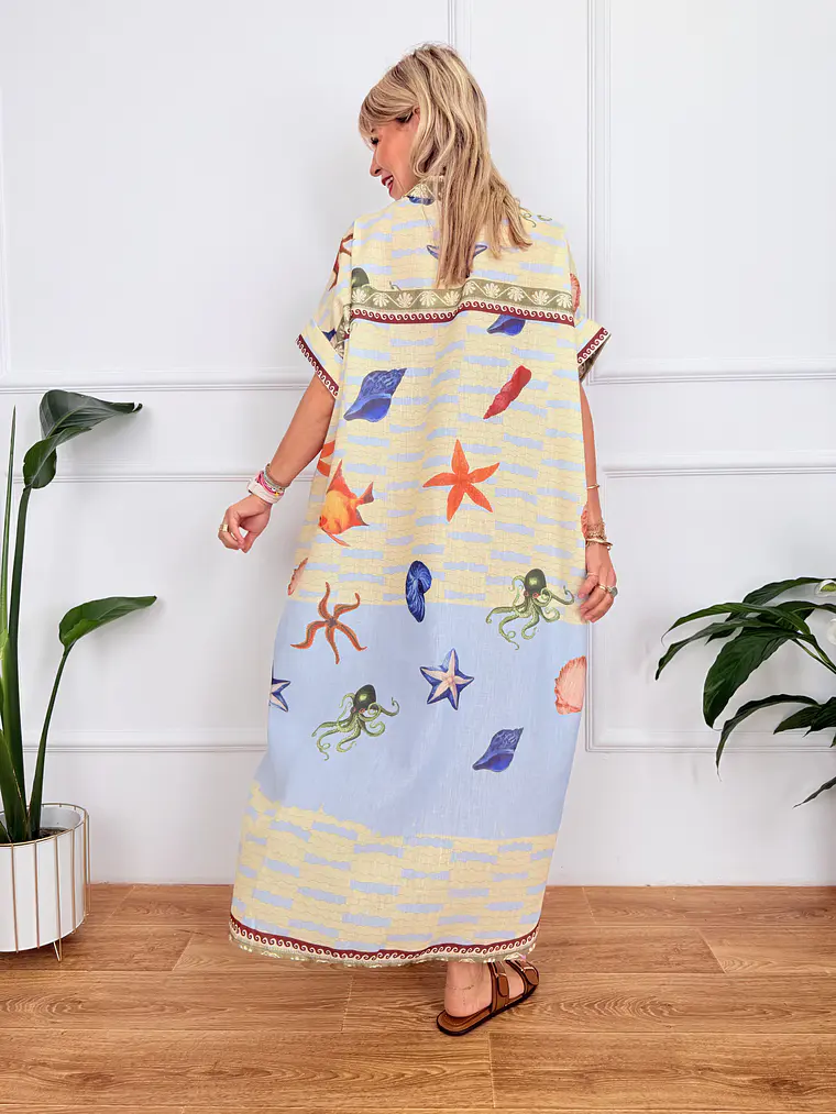 Rodi Kaftan Yellow J299#  3