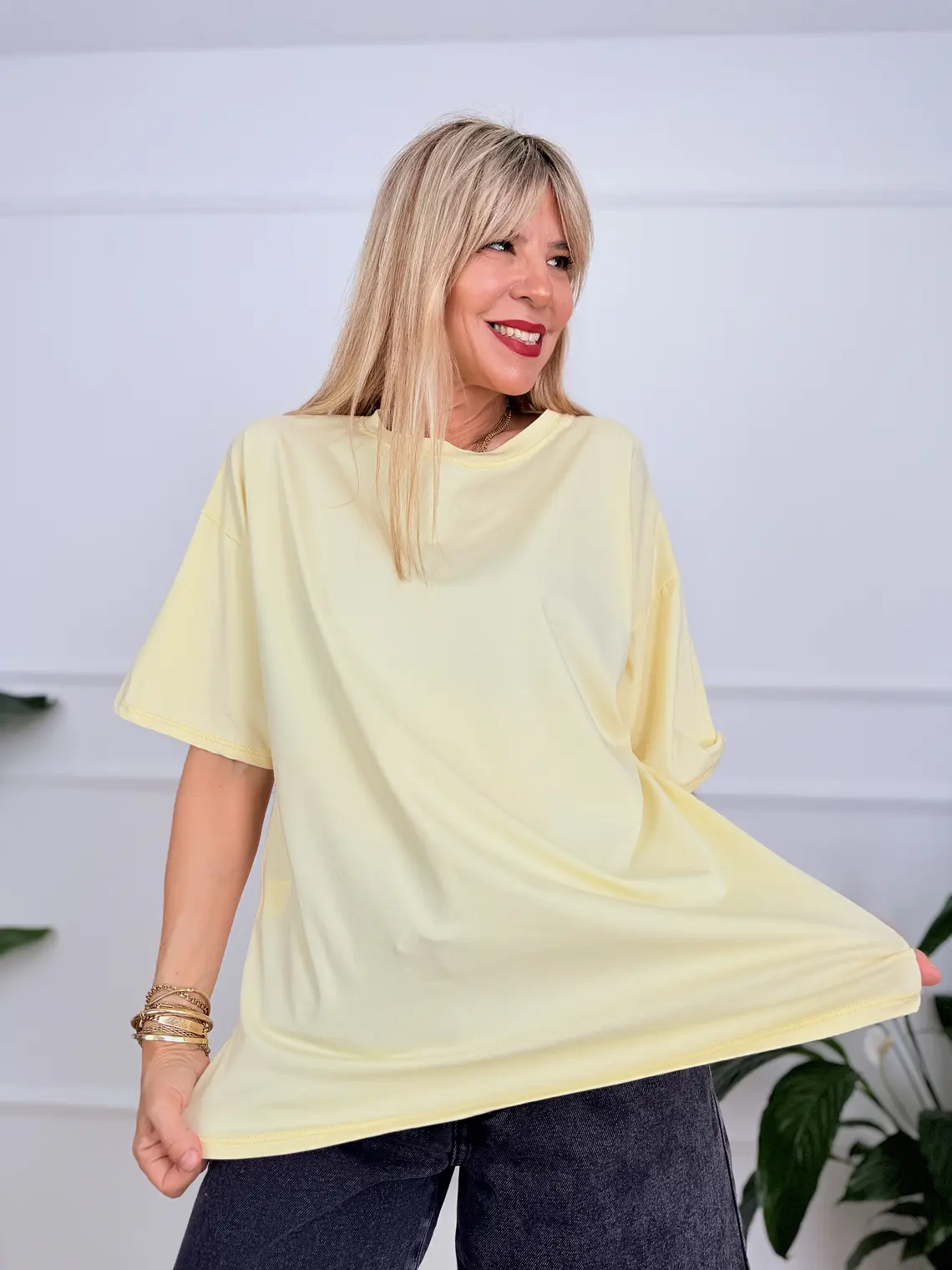Corazón T-shirt Yellow 61581    2