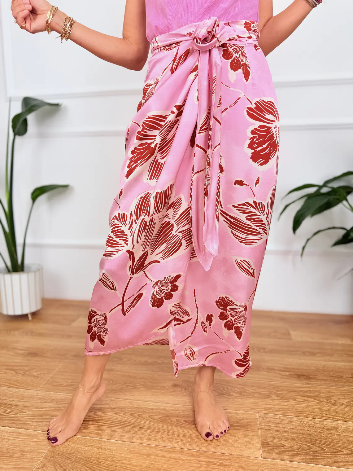 Afales Skirt Pink S12018M  4