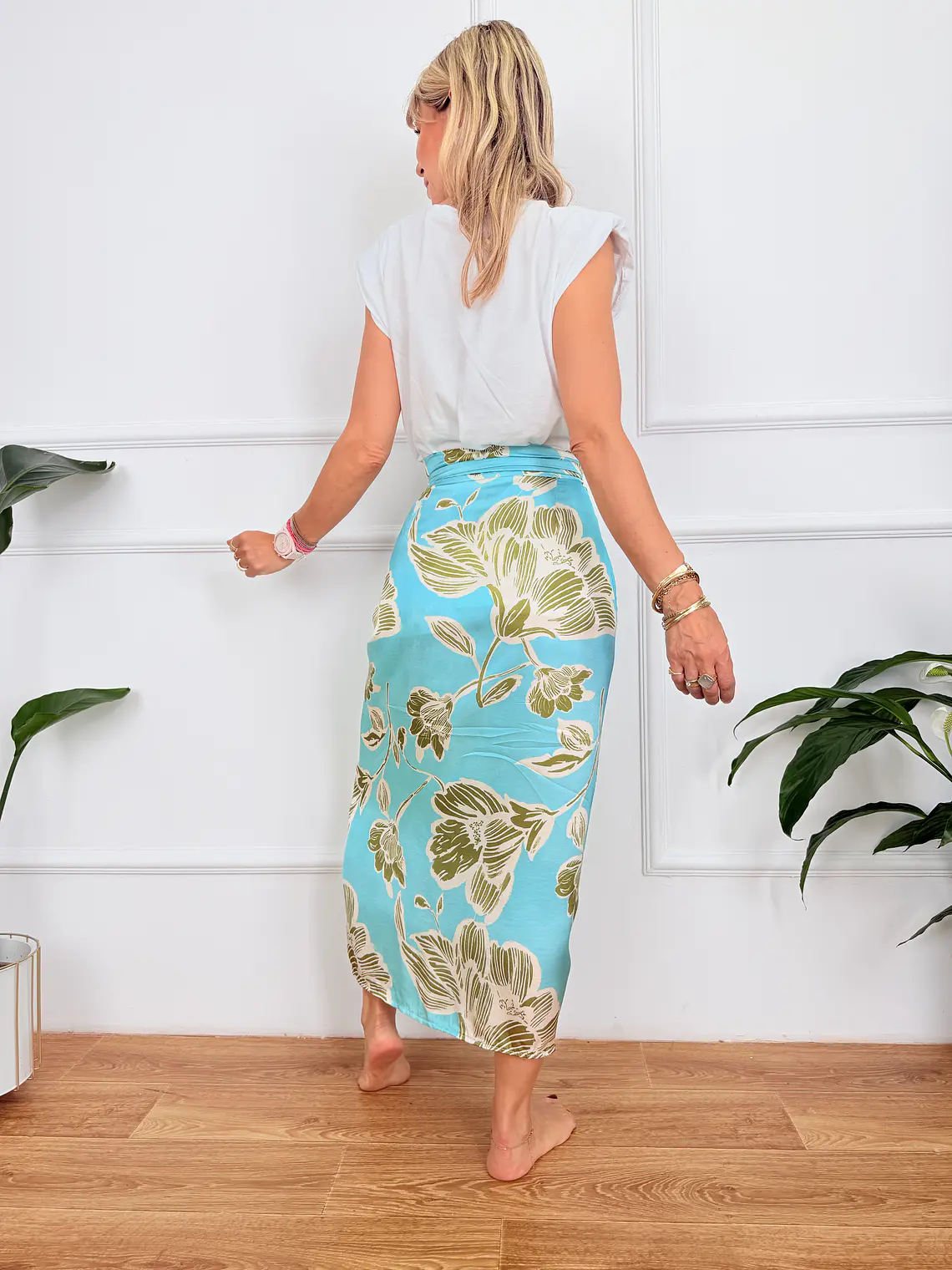 Afales Skirt Blue S12018M 3