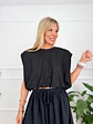 Kapetanissa Crop Top Black 0202 - thumbnail 1