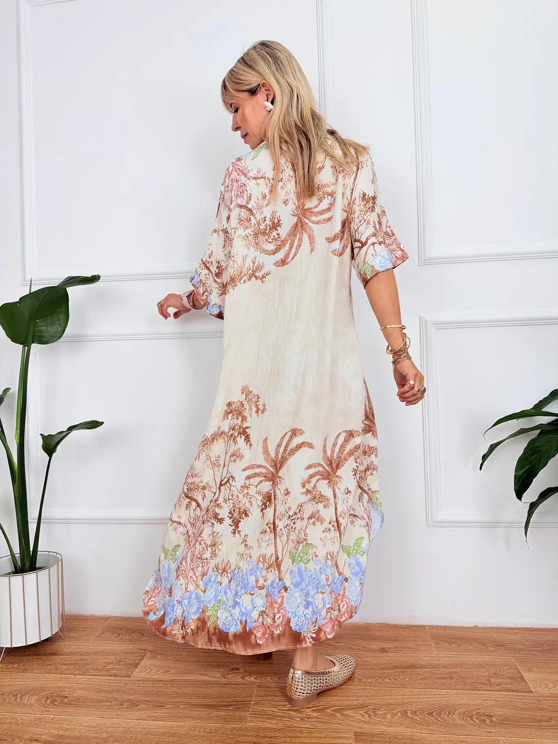 Octavia Kaftan Brown J311   3
