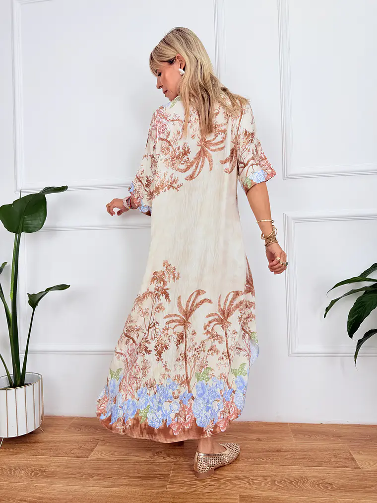 Octavia Kaftan Brown J311   3