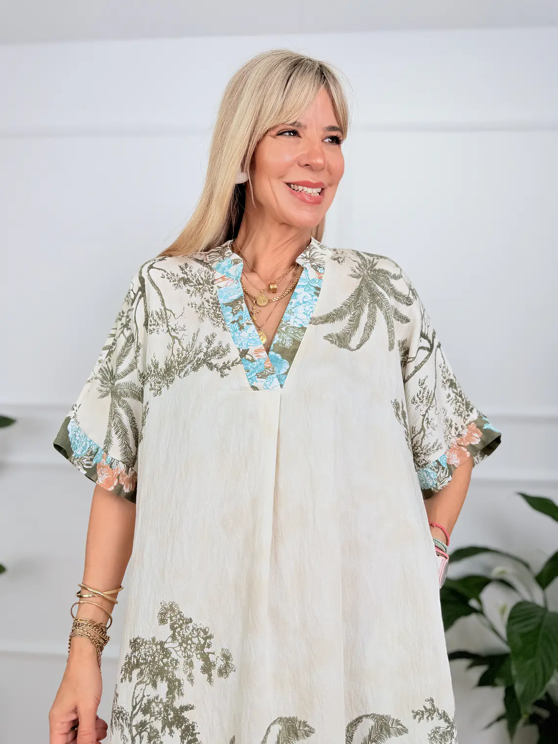 Octavia Kaftan Green J311  4