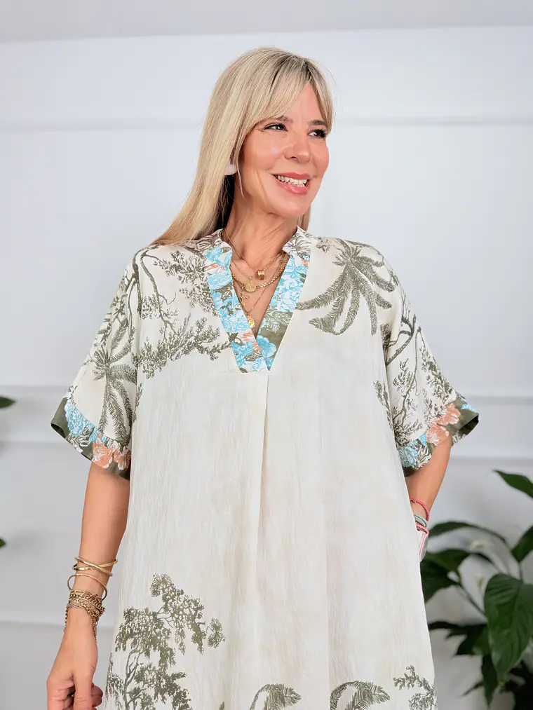 Octavia Kaftan Green J311  4