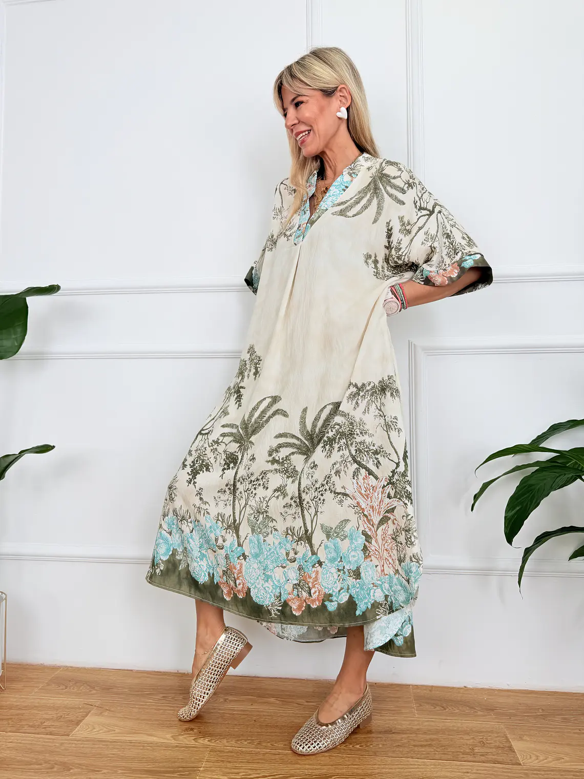 Octavia Kaftan Green J311  2