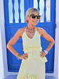 Kastraki Maxi Dress Yellow 58128  - thumbnail 4