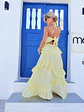 Kastraki Maxi Dress Yellow 58128  - thumbnail 3
