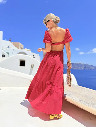 Jacinta dress R5032 Red