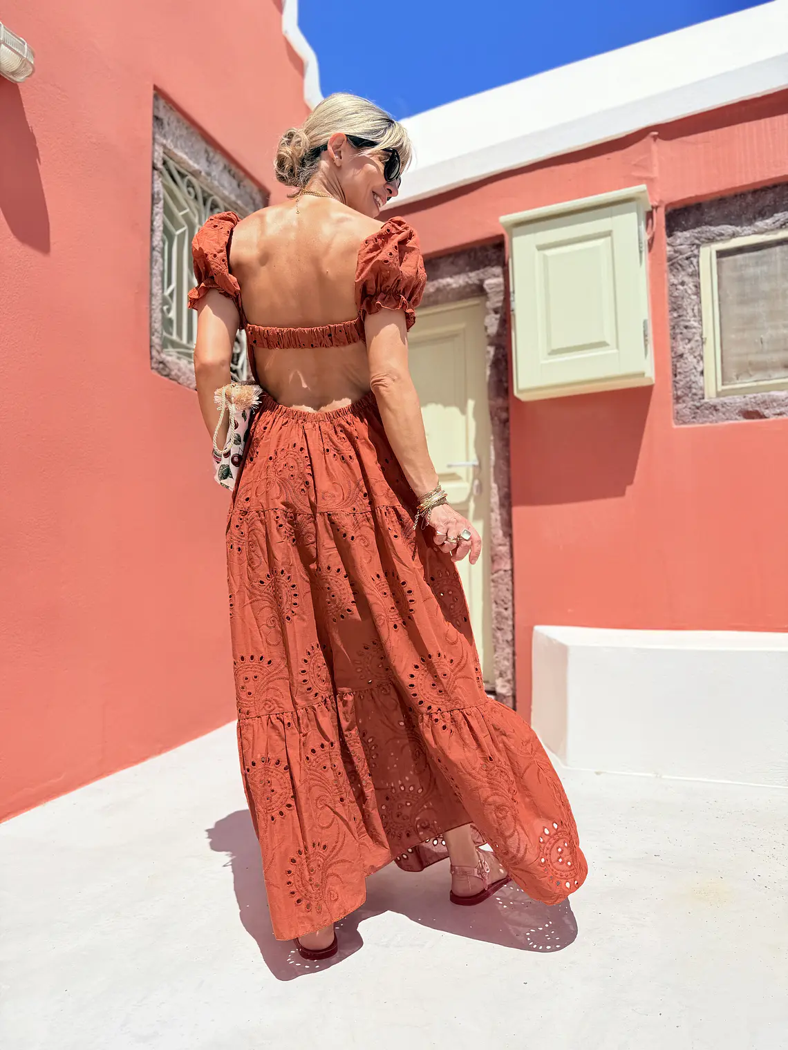 Donna Maxi Kipour Dress Ekai 58267    3