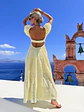 Donna Maxi Kipour Dress Yellow 58267  - thumbnail 2