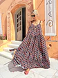 Farrah Strawberry Maxi Dress Black 5727   - thumbnail 3