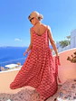 Farrah Strawberry Maxi Dress Pink 5727 - thumbnail 4