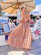 Farrah Strawberry Maxi Dress Ivory 5727  - thumbnail 4