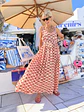 Farrah Strawberry Maxi Dress Ivory 5727  - thumbnail 3