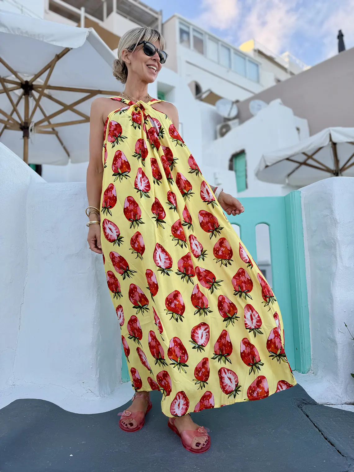 Nisiotiko Dress Yellow FG-442  2