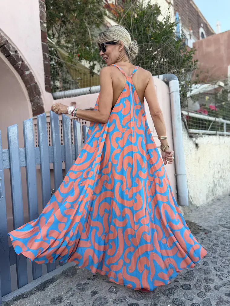 Iliochari Dress Blue FG-434 3