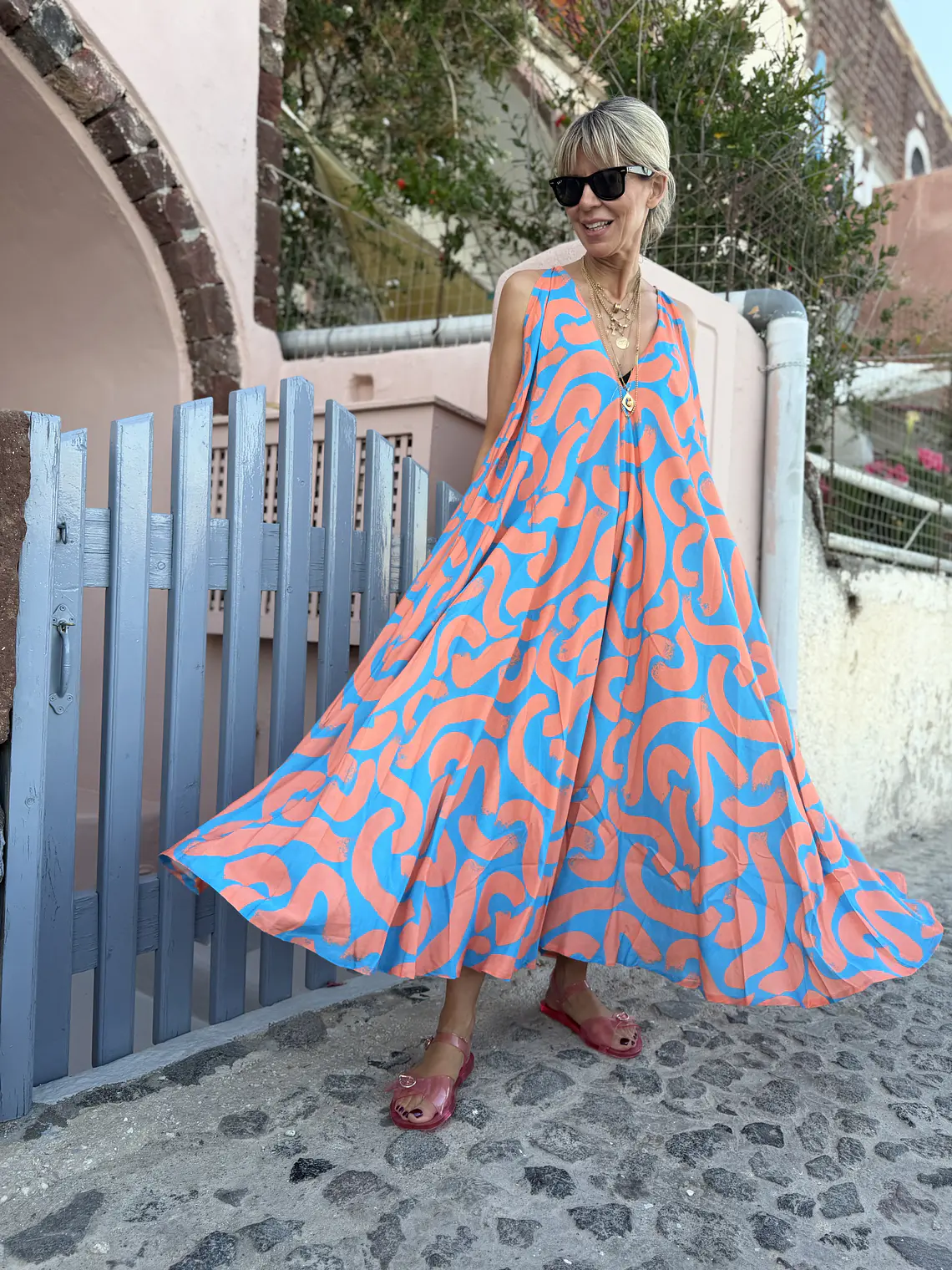 Iliochari Dress Blue FG-434 2