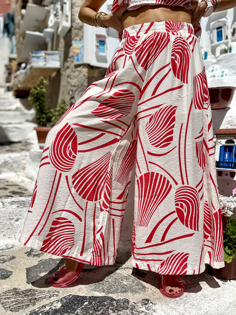 Paige Pants Rosso S5960M 4