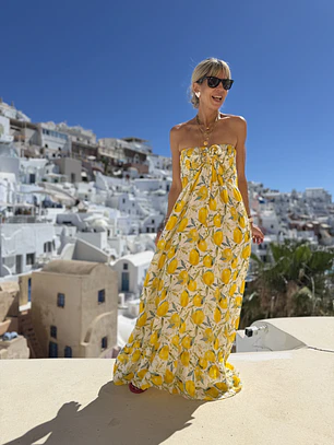 Daphne Dress Yellow (Lemons) 25204 