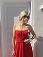 Daphne Dress Red 25204   - thumbnail 4
