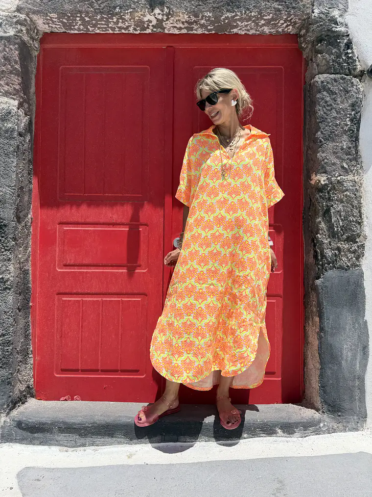 Hera Kaftan Orange 24201   2
