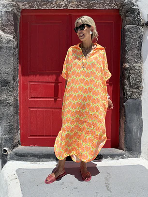 Hera Kaftan Orange 24201  