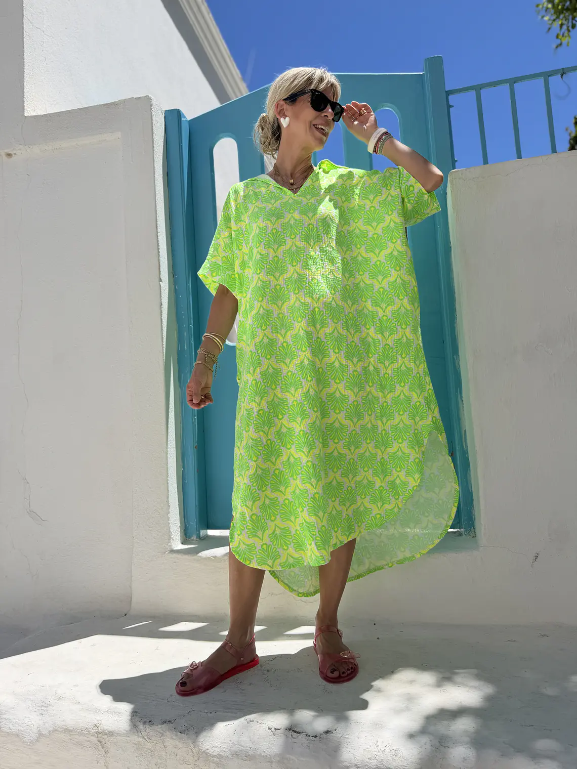 Hera Kaftan Green 24201    2