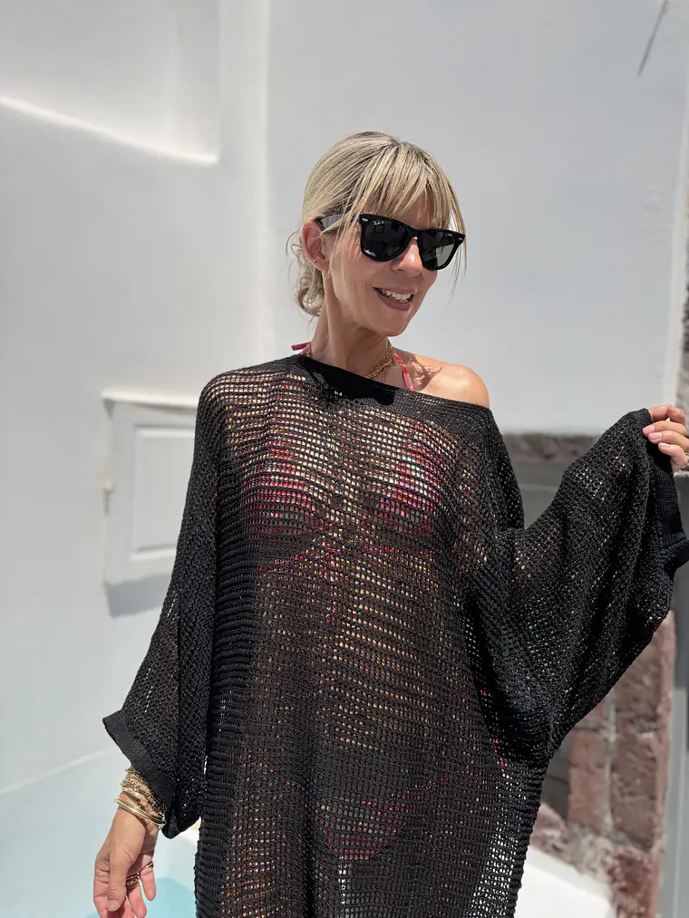 Fteri Kaftan Black 82994 3