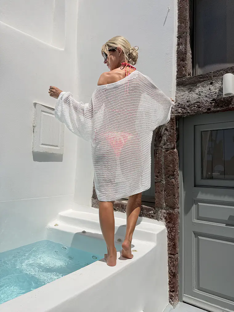 Fteri Kaftan White 82994 3
