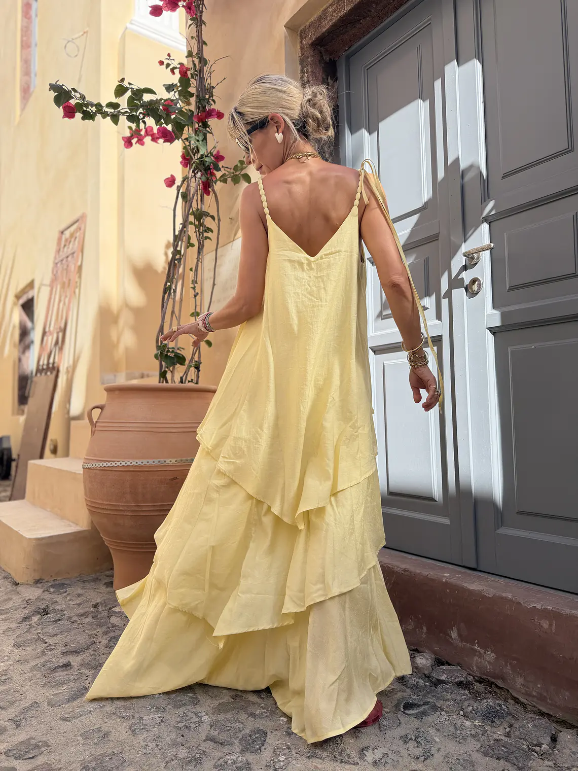 Nancy Dress Yellow AG2036 3