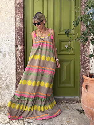 Lana Dress Yellow FG405  