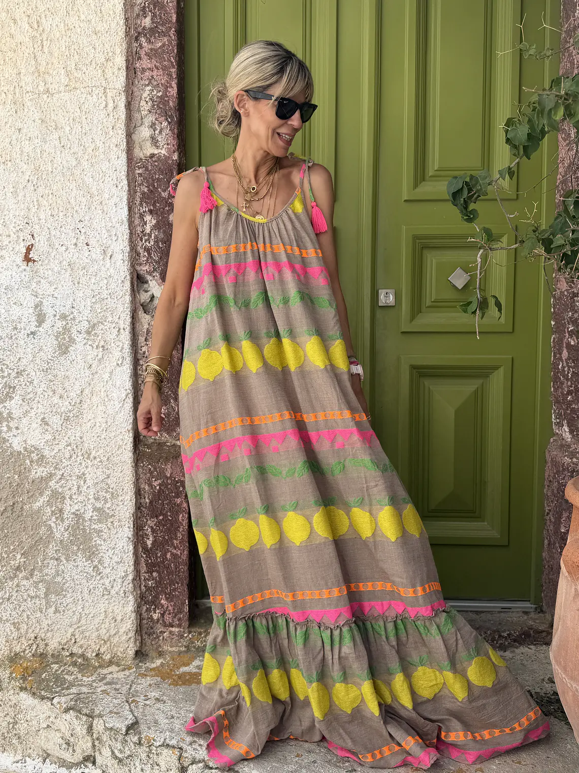 Lana Dress Yellow FG405   1