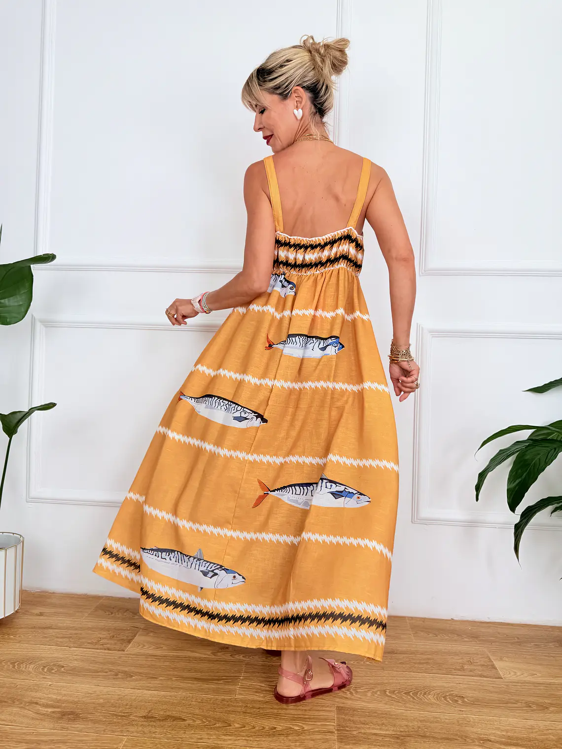 Denver Dress D1113 Mustard 3