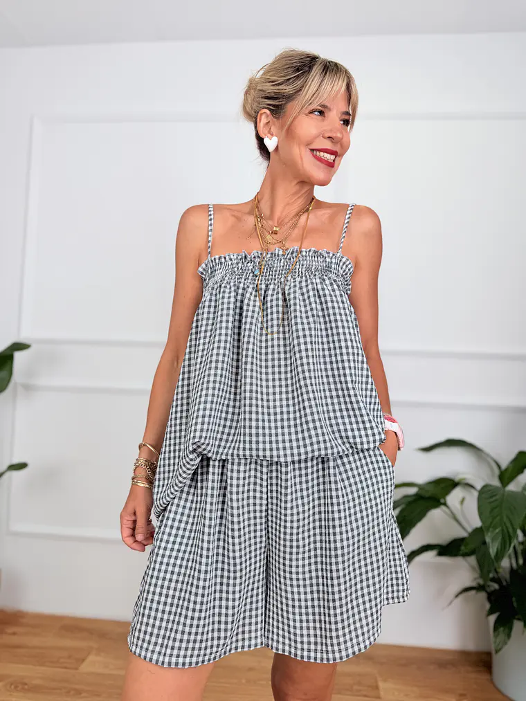 Catania Checkered Set Black 60655   3