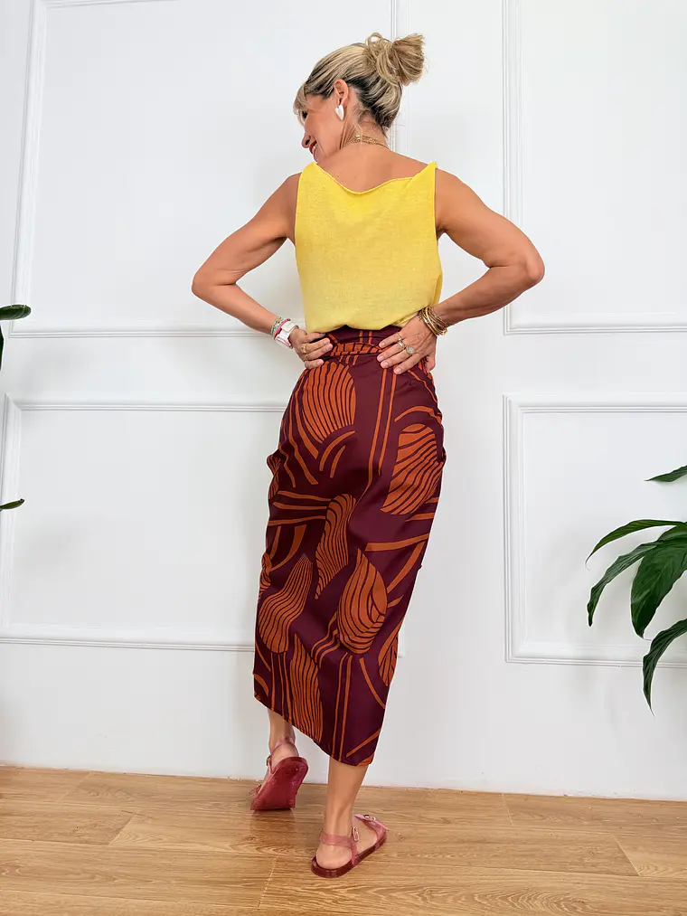 Lefkes Skirt Wine 12027  3