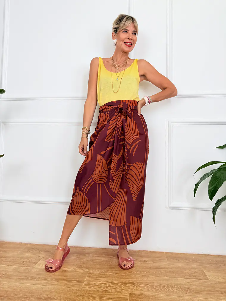 Lefkes Skirt Wine 12027  2