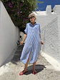 Vessia Dress Blue 25180 - thumbnail 2