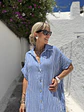 Vessia Dress Blue 25180 - thumbnail 3