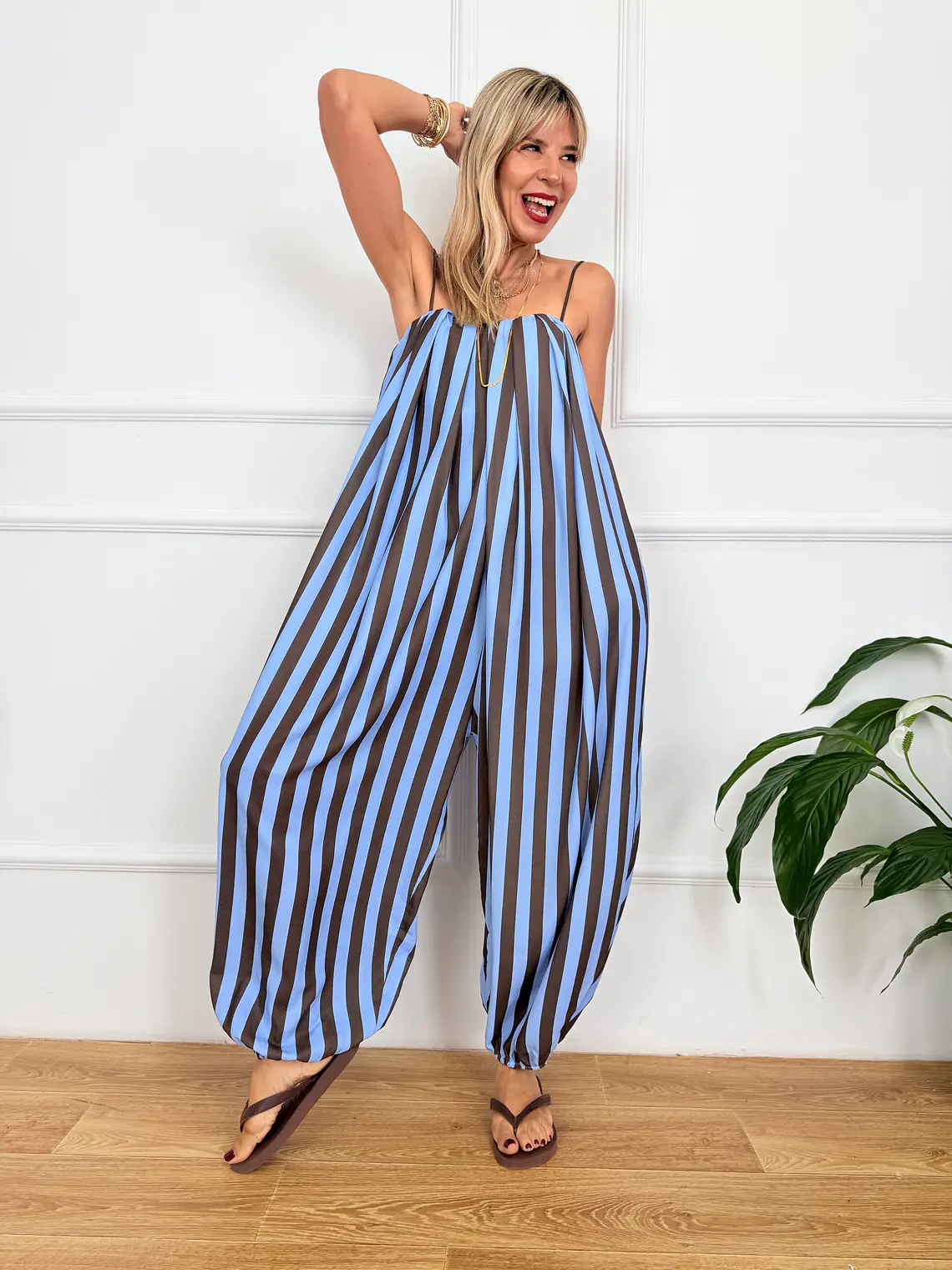 Puerto Jumpsuit Blue 14088  1