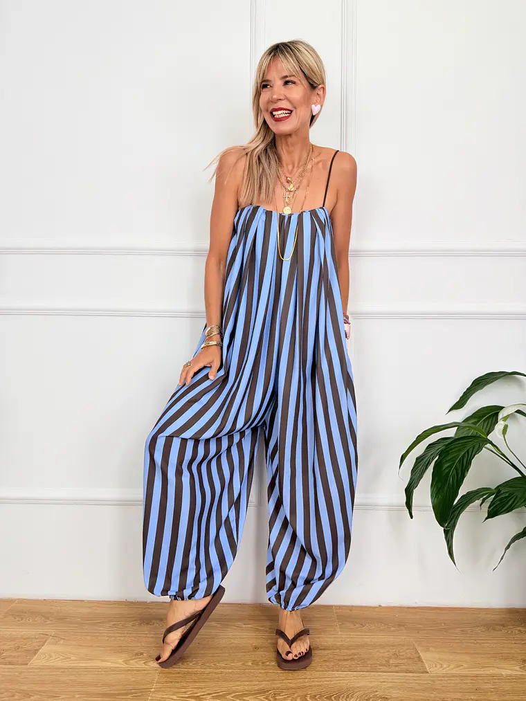 Puerto Jumpsuit Blue 14088  2
