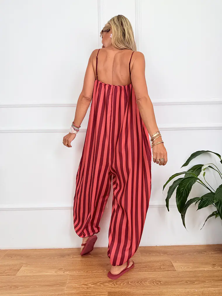 Puerto Jumpsuit Wine-Pink 14088 3