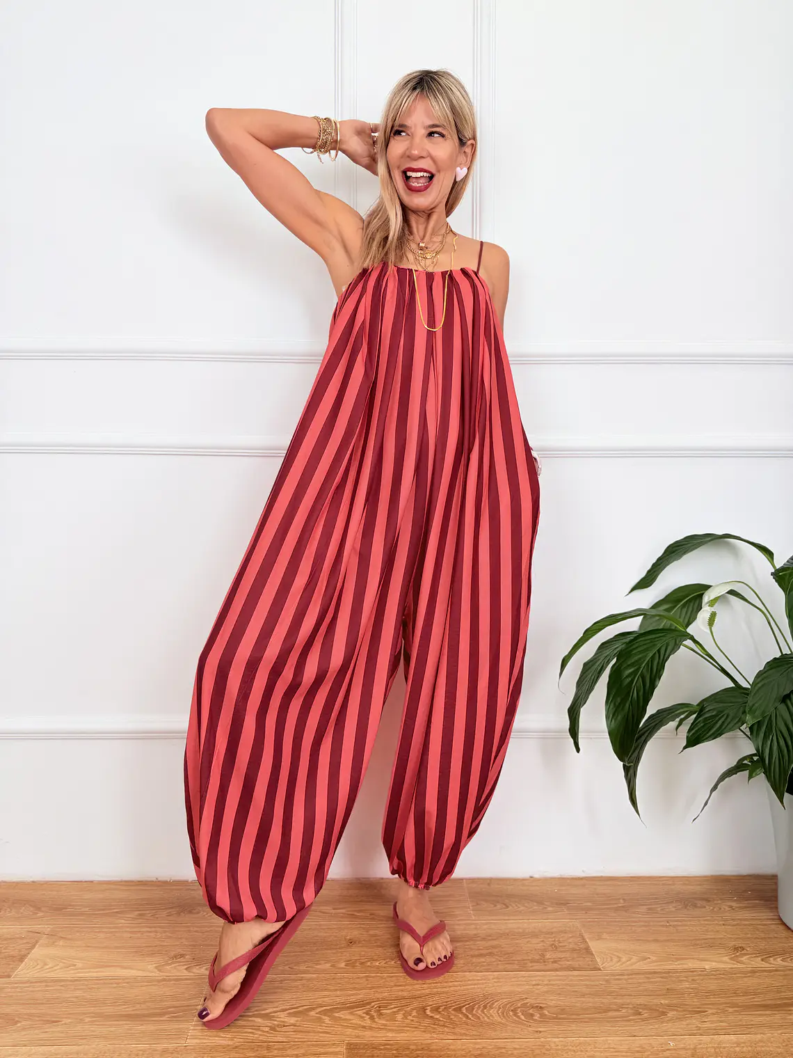 Puerto Jumpsuit Wine-Pink 14088 1