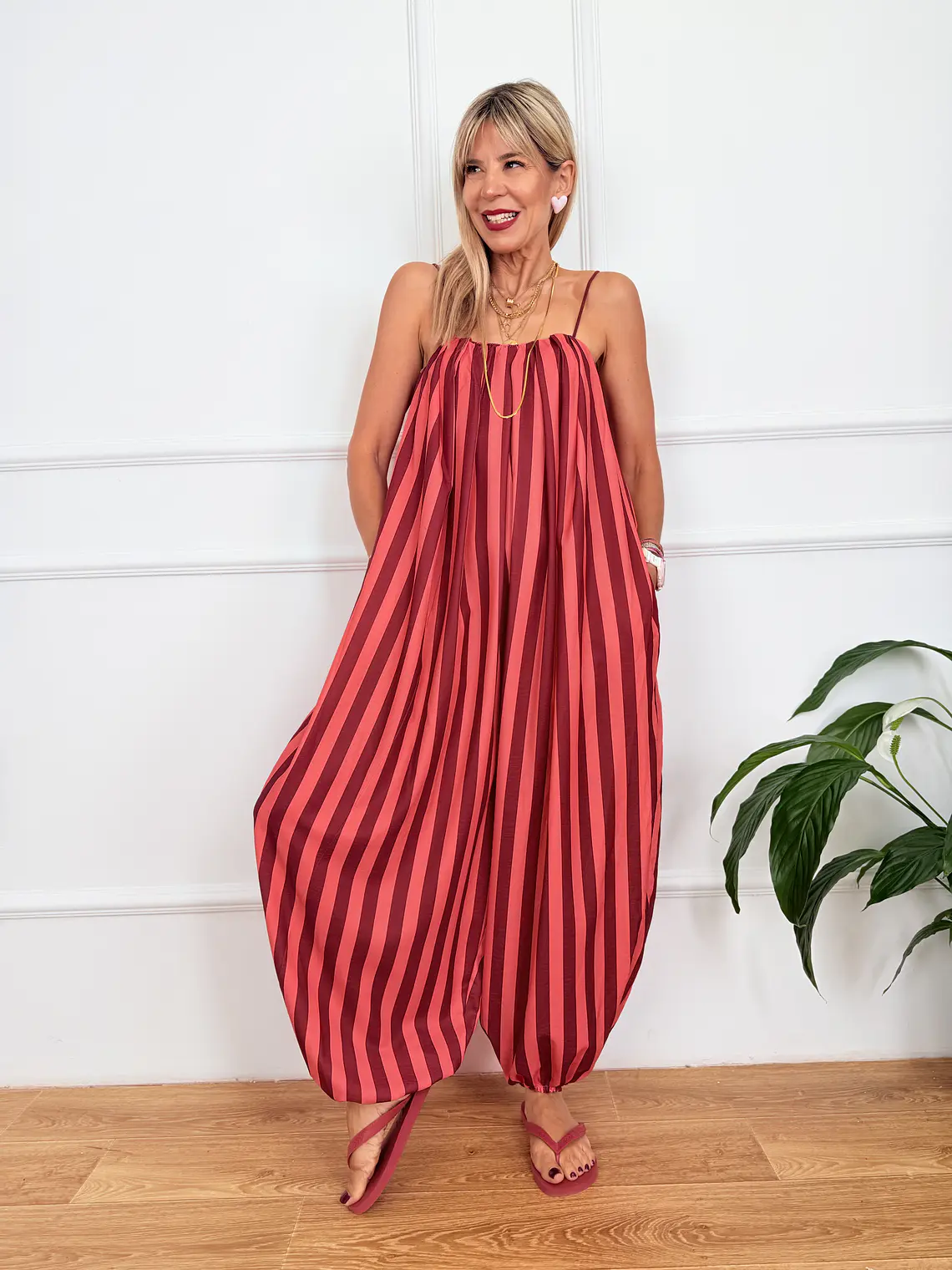 Puerto Jumpsuit Wine-Pink 14088 2